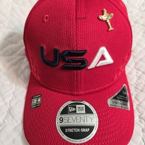 2025 Ryder Cup TeamUSA Red USA Cap